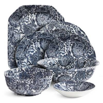 Faded Peony Indigo Сервиз на 6 персон Faded Peony Indigo Сервиз на 6 персон