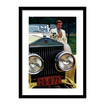 Robert Redford by a Rolls-Royce Постер Robert Redford by a Rolls-Royce Постер
