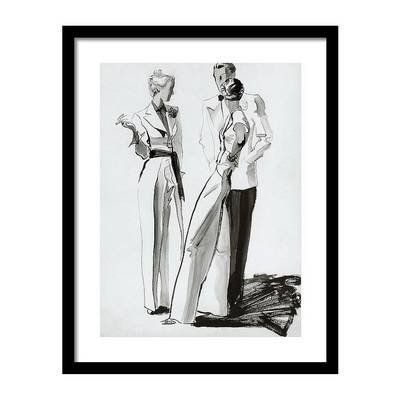 Women and a Man in Suits Постер Women and a Man in Suits Постер